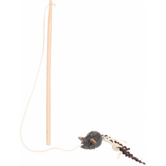 Canne à pêche suava pour chat, couleur aléatoire - 20 cm