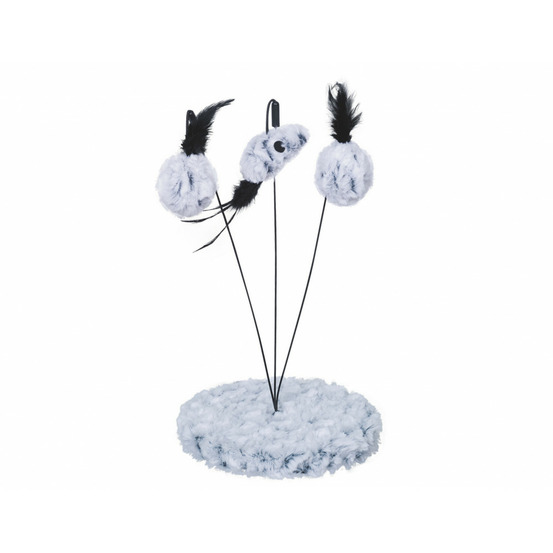 Espace jeu astra avec souris/balle 19 x 19 x 32 cm pour chat