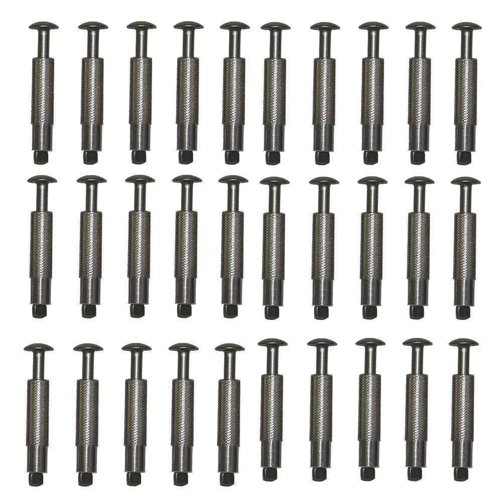 Lot de 30 pitons douille inox ø 12 mm