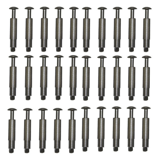 Lot de 30 pitons douille inox ø 12 mm