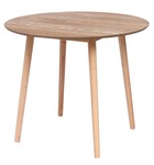 Table a manger design scandinave bois marron pin