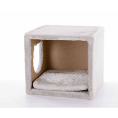 Abri pour chat forme cube 33 × 37 × 33 cm