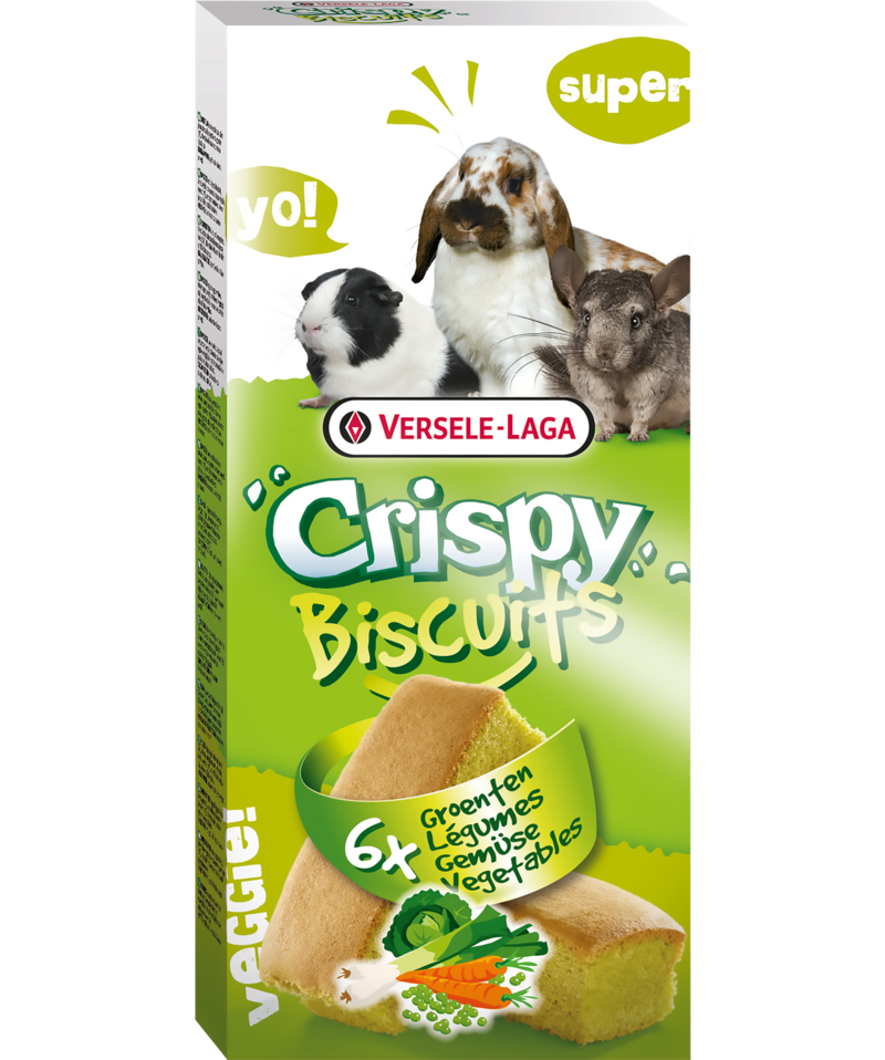Crispy biscuit rongeurs légumes 6 pcs