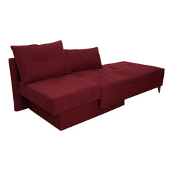Sofa avec angle - rouge bordeaux