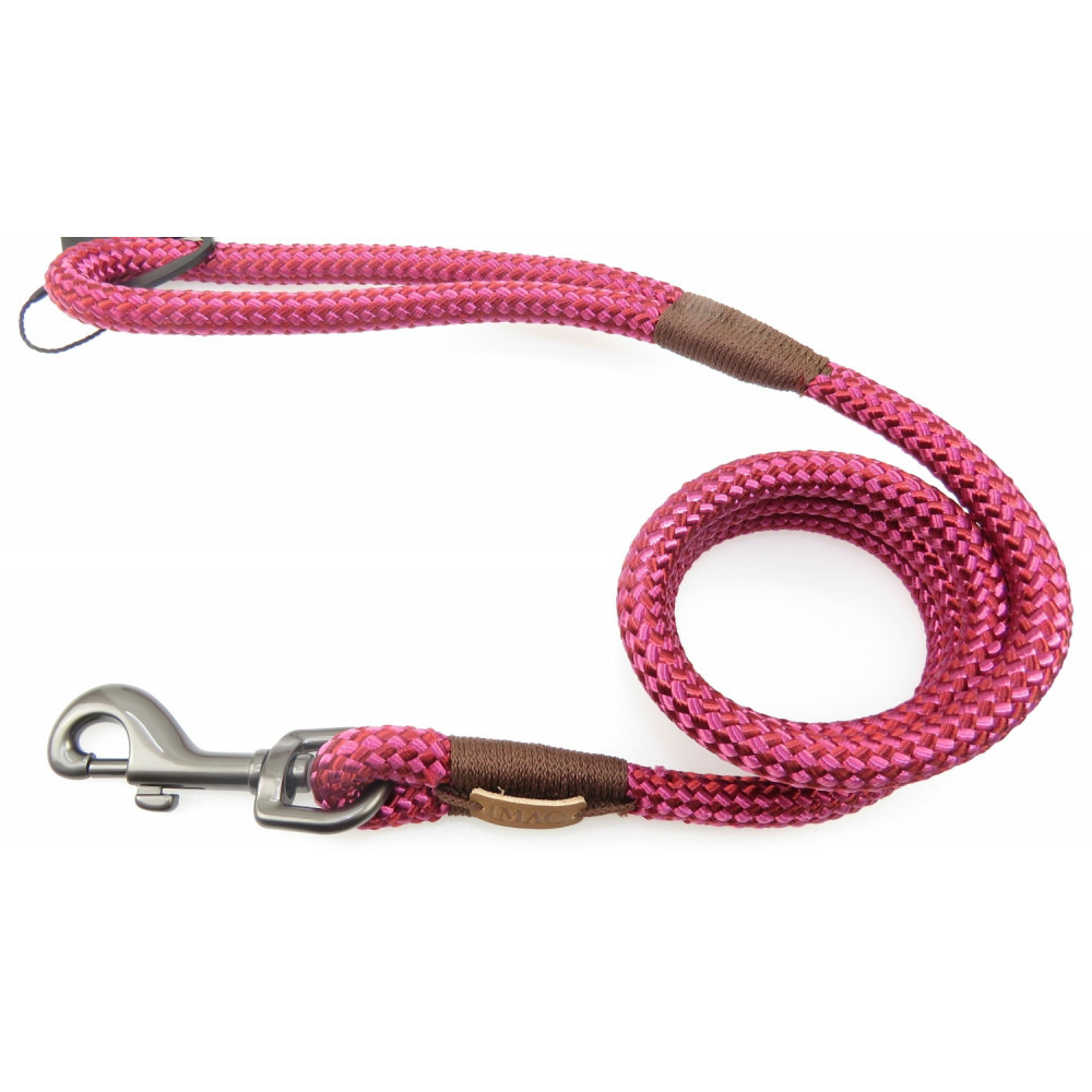 Laisse imao hyde park. Ø 11 mm x 1,2 mètre. Fuchsia . Pour chien.