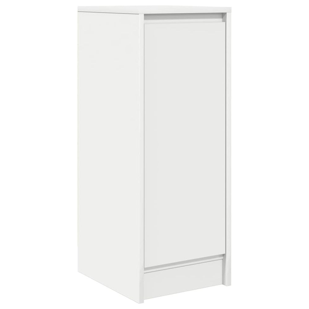 Buffet blanc 29,5x34x76 cm bois d'ingénierie