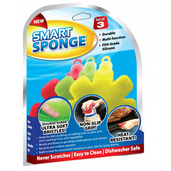 Éponges smart sponge - durables, multi-usages, souples et résistantes à la chale
