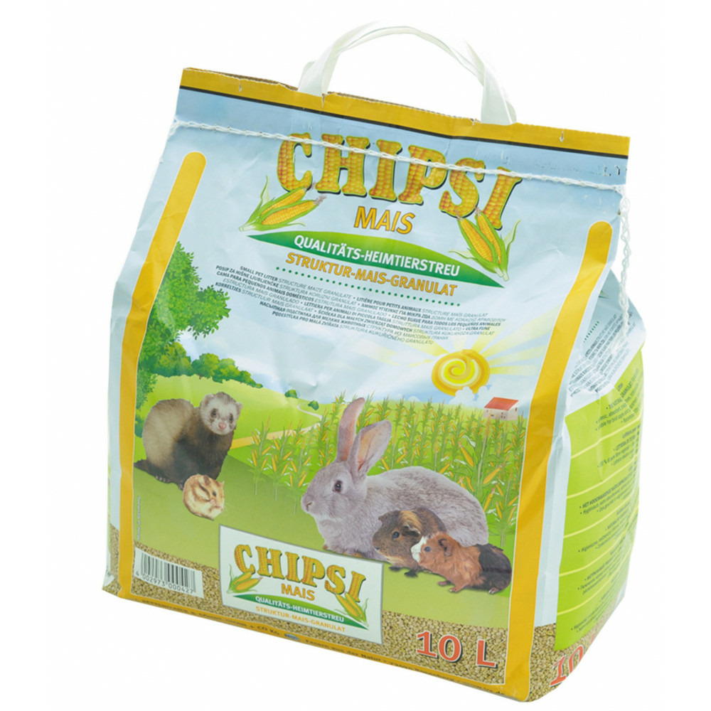 Couvre sol chipsi maïs - 10 litres , 4.6 kg
