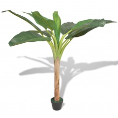 Bananier artificiel avec pot 150 cm Vert