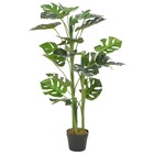 Plante artificielle avec pot monstera vert 100 cm