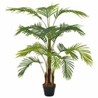 Plante artificielle avec pot palmier vert 120 cm