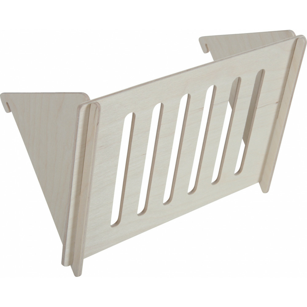 Râtelier à foin néo en bois. 21x 14 x 12 cm.