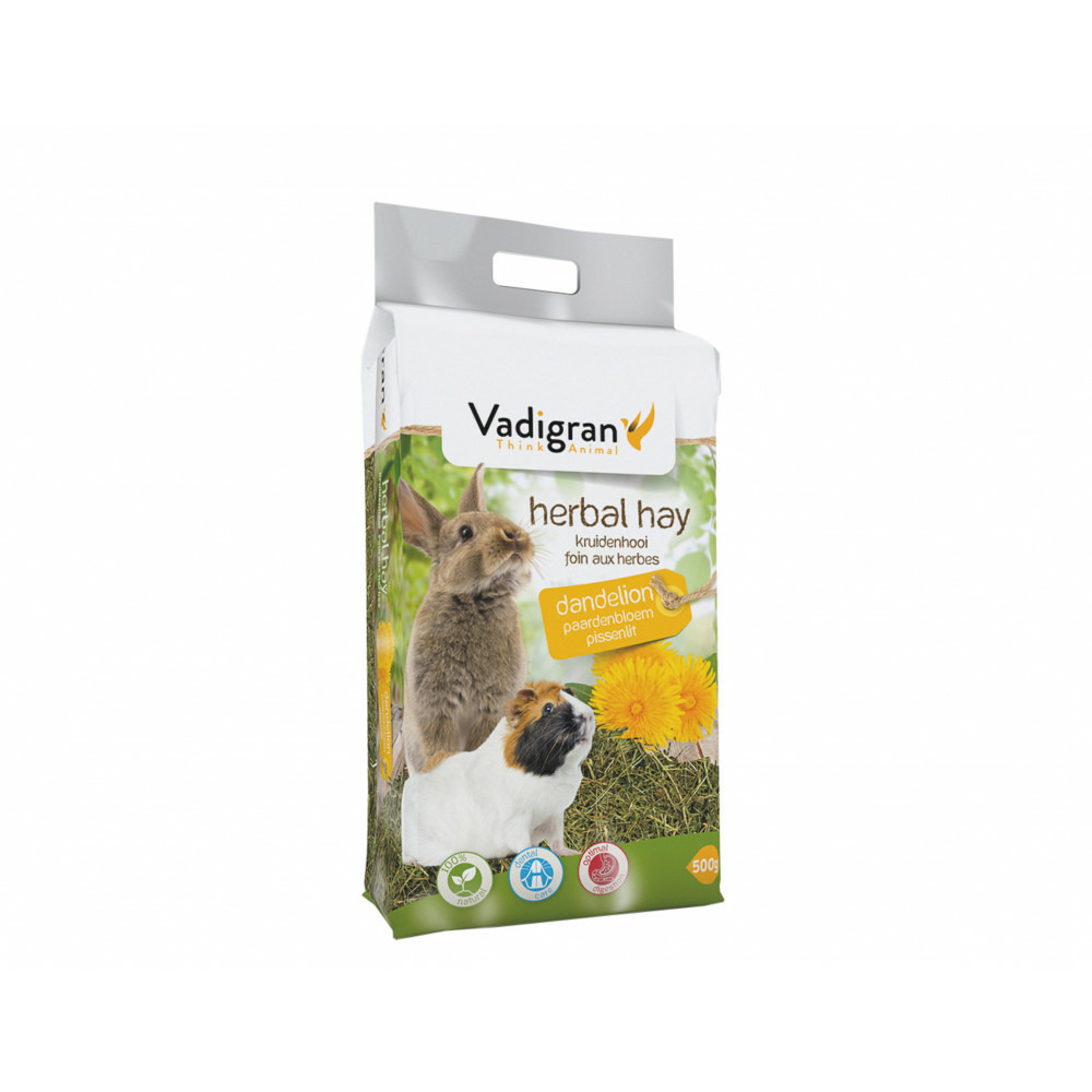 Foin de fleurs de pissenlit 500 gr pour rongeurs