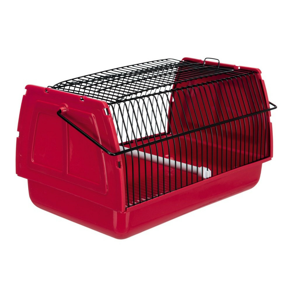Cage transport rongeur et oiseaux - couleur aléatoire - 30x18x20 cm