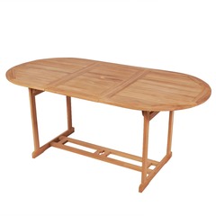 vidaXL Table de jardin 180x90x75 cm Bois de