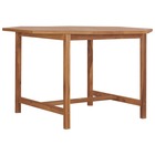 Table de jardin 120x120x75 cm bois de teck solide