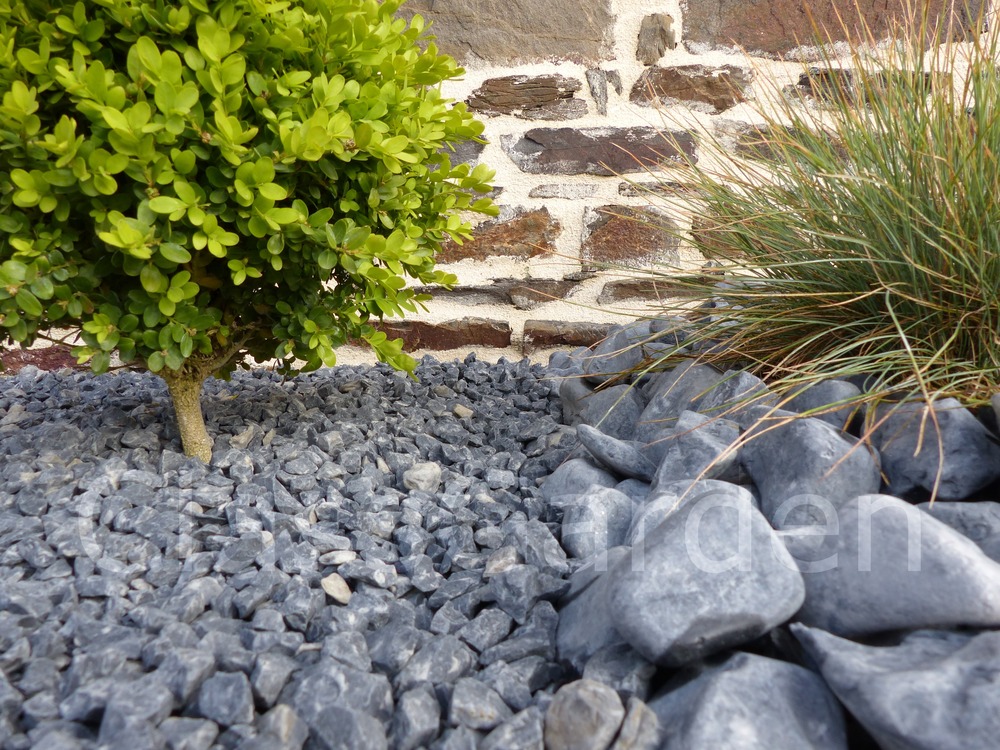 Gravier noir mat 8-14 pack de 10 m² - 20 sacs - 400 kg