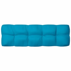 Coussin de canapé palette bleu 120x40x10 cm