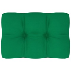 Coussin de canapé palette vert 60x40x10 cm