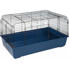 Cage Sprinters bleu pour lapin ou cochon d'inde - 100 x 57 x 54 cm