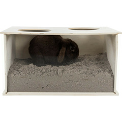 Boite à fouiner pour lapins - 58 × 30 × 38 cm