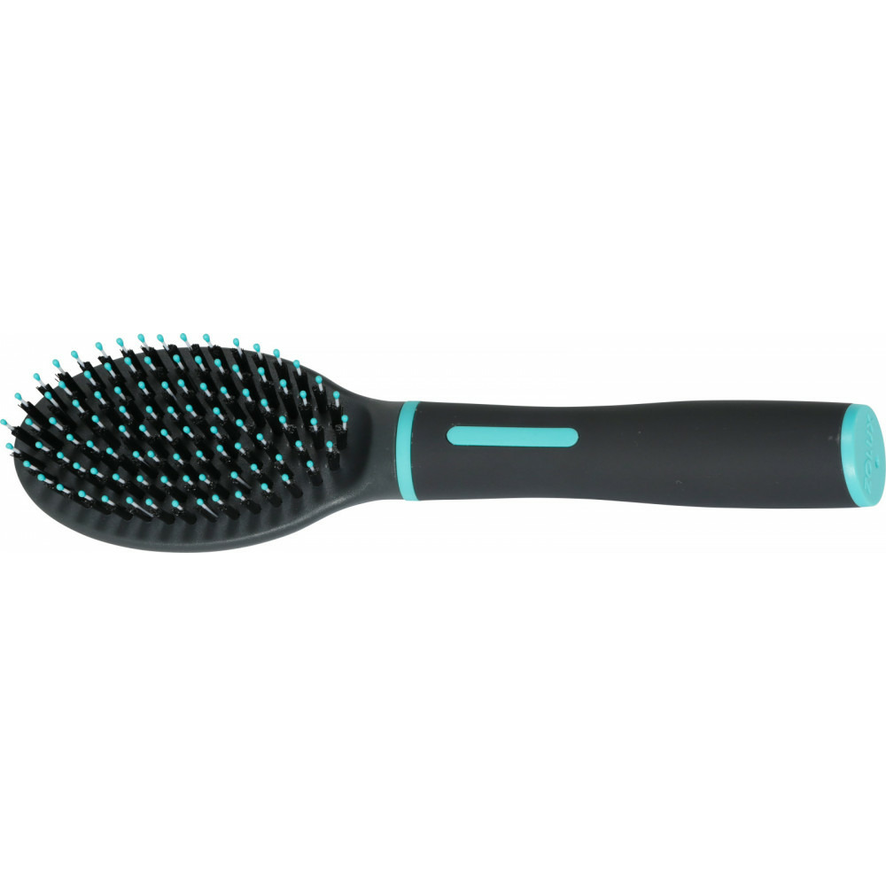 Brosse bi-matière taille s pour chiens.