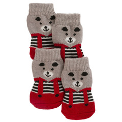 Lot de 2 paires de chaussettes pour chien  bruno 3 x 7.5 cm
