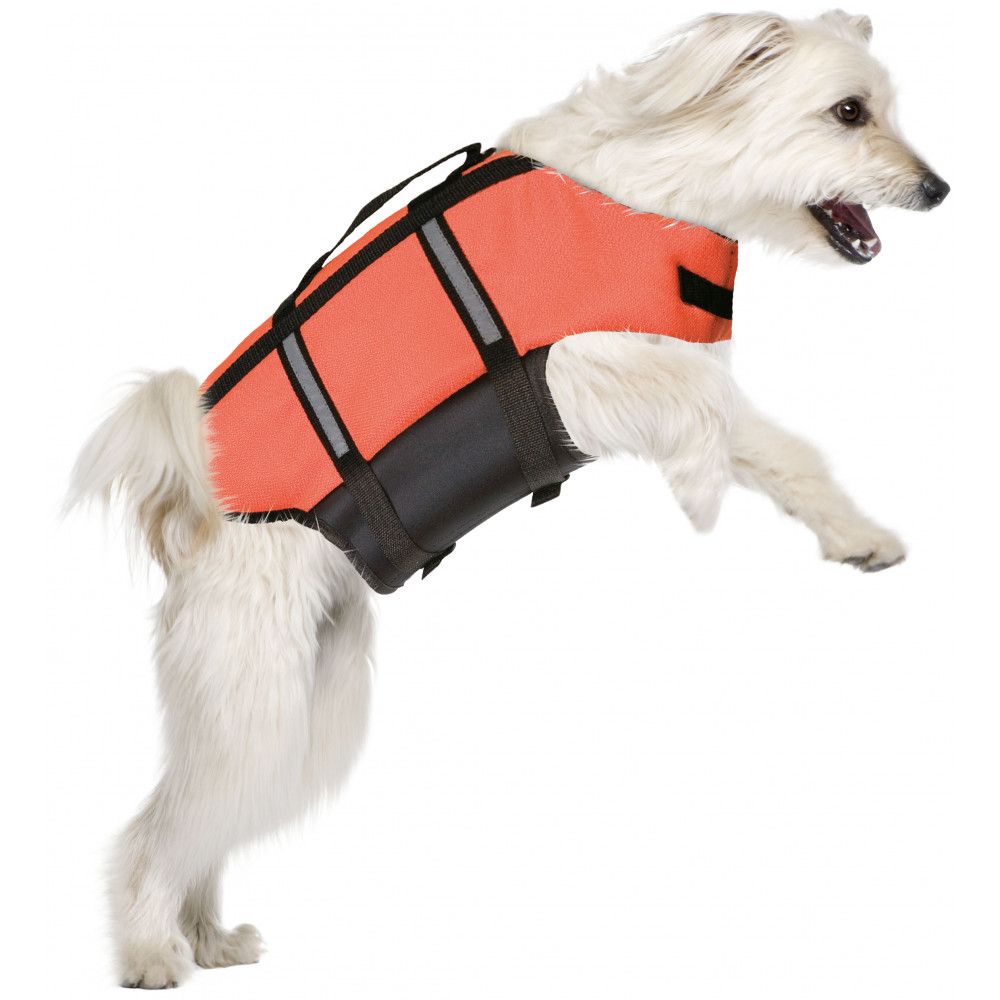 Gilet de sauvetage marinus. L , 40 cm, poids de 25 à 45 kg. Pour chien.