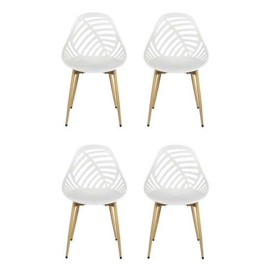 Lot de 4 chaises de jardin