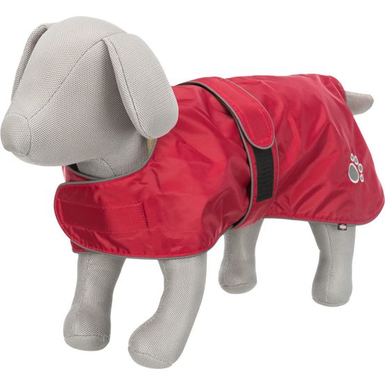 Manteau orléans rouge. Taille xs+. Encolure: 32-39 cm. Pour chiens.