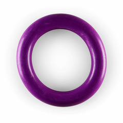 Jouet Anneau caoutchouc violet pour chien ø 15 cm