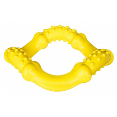 Jouet aquatique anneau ondulé pour chien, coloris aléatoire, 15 cm