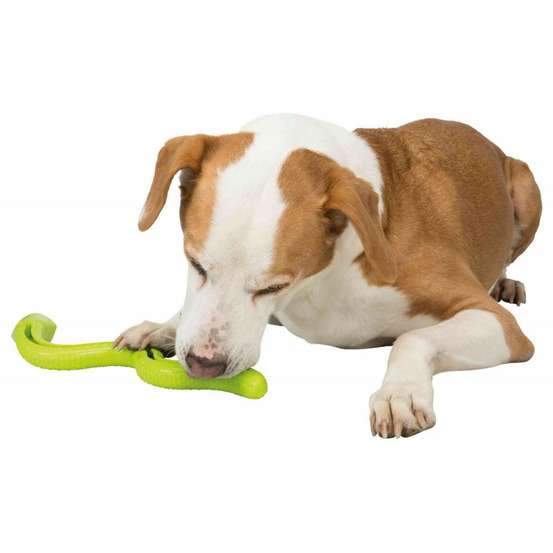 Jouer cache friandise forme serpent snack-snake pour chien longueur 42 cm