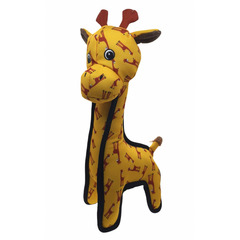 Jouet strong stuff girafe jaune pour chien - 35 cm