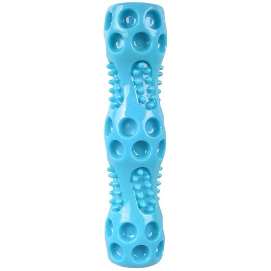 Jouet bâton, couleur bleu, 17 cm, wido squeak tpr, pour chien
