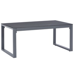 Table basse 90x50x40 cm aluminium