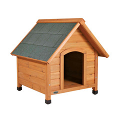 Niche en bois cottage pour chien - Taille M / L 83 × 87 × 101 cm