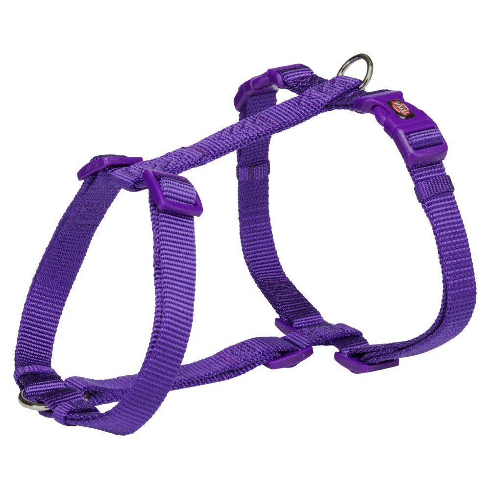 Harnais taille l forme en h,  violet pour chien