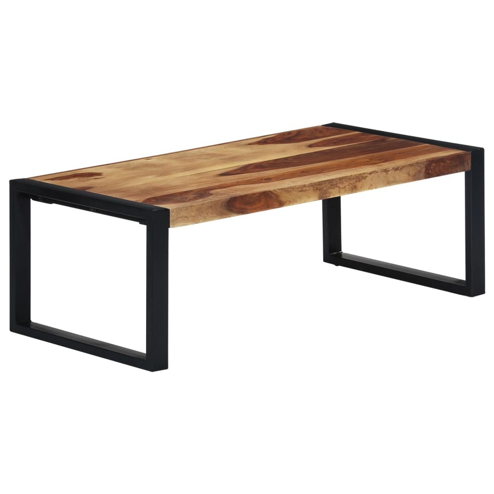 Table basse 110 x 60 x 40 cm bois de sesham massif