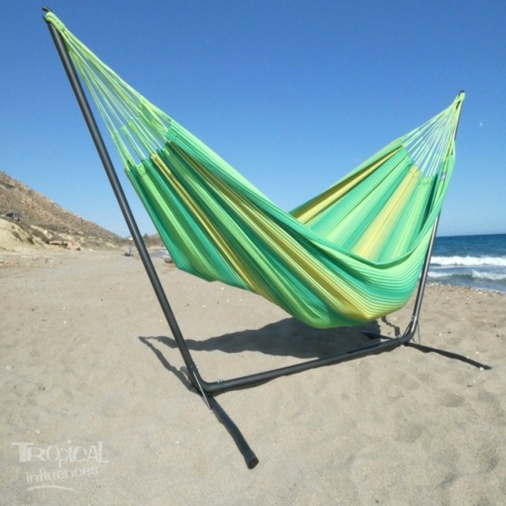 Hamac avec support inka xl - soleil vert