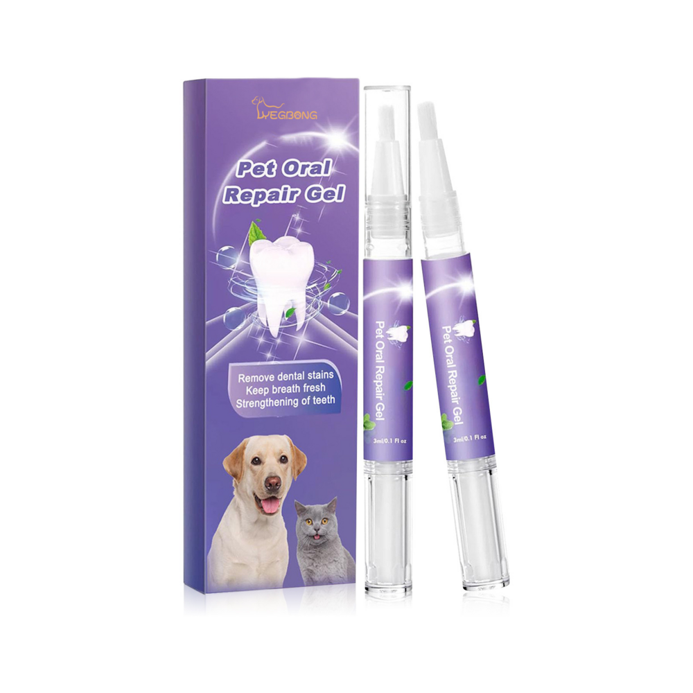 Gel de soin buccal pour animaux de compagnie, 3 ml * 2 pièce - dtopbuyage
