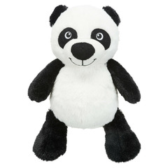 Peluche panda avec son pour chiens taille 26 cm.