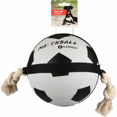 Ballon de foot matchball ø 19 cm. Pour chien.