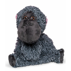 Jouet peluche gorille gris 27 cm pour chien