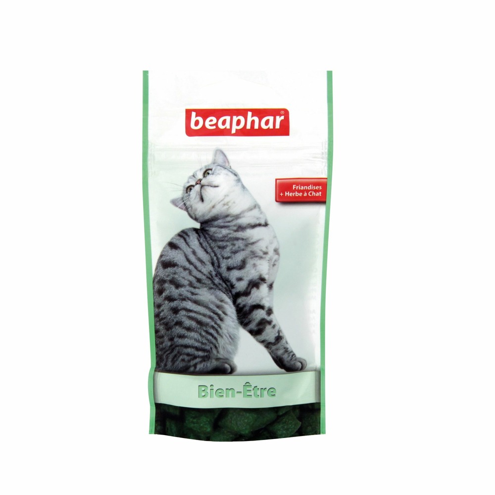 Friandises beaphar bien-être catnip