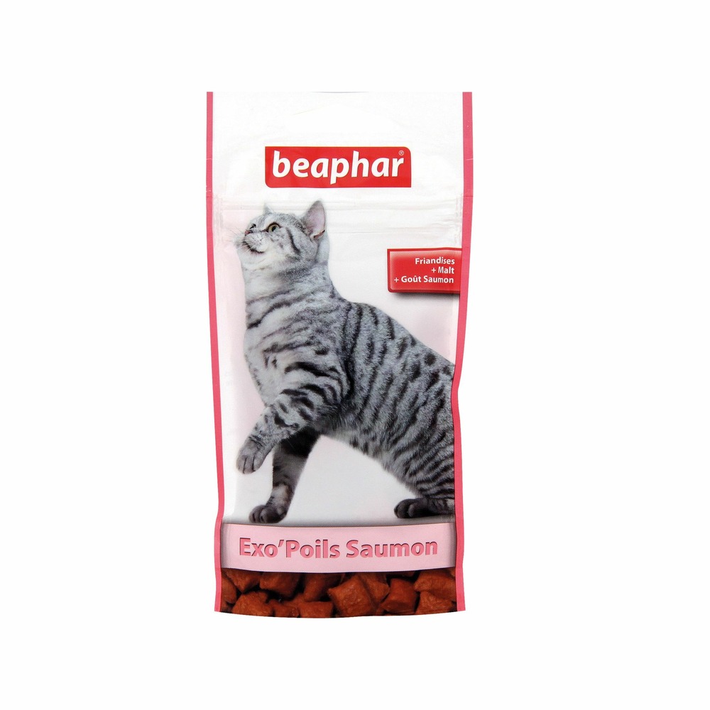 Friandises beaphar exo'poils malt goût saumon