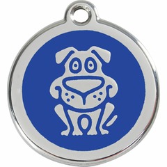 Médaille red dingo chien bleu : pm
