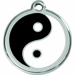 Médaille red dingo yin yang : mm