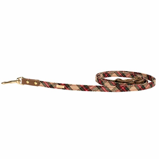 Laisse scottish beige