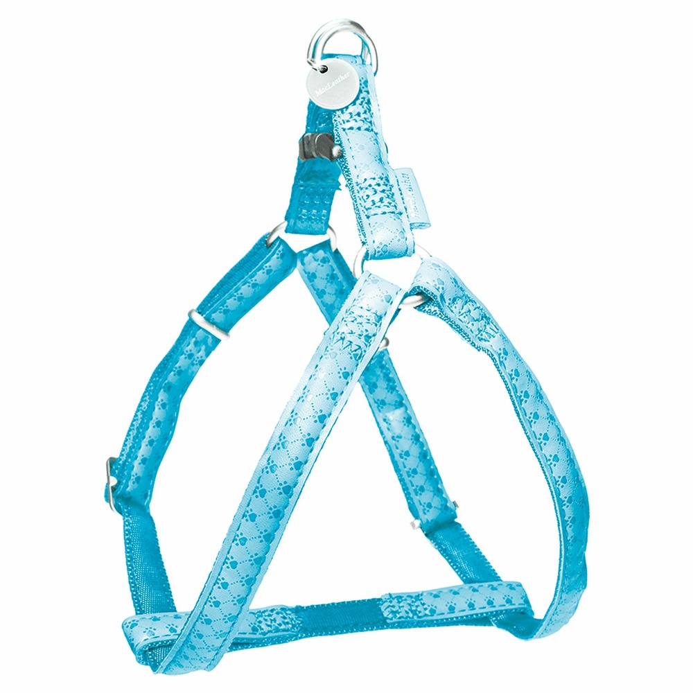 Harnais réglable mac leather turquoise taille : t2